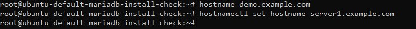 Change Hostname Linux