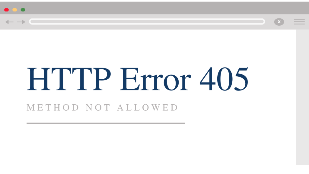 HTTP 405 Error